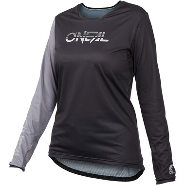 Maillot O'NEAL ELEMENT FR HYBRID V.23 Femme Manches Longues Noir/Gris 2023 O'NEAL Probikeshop 0